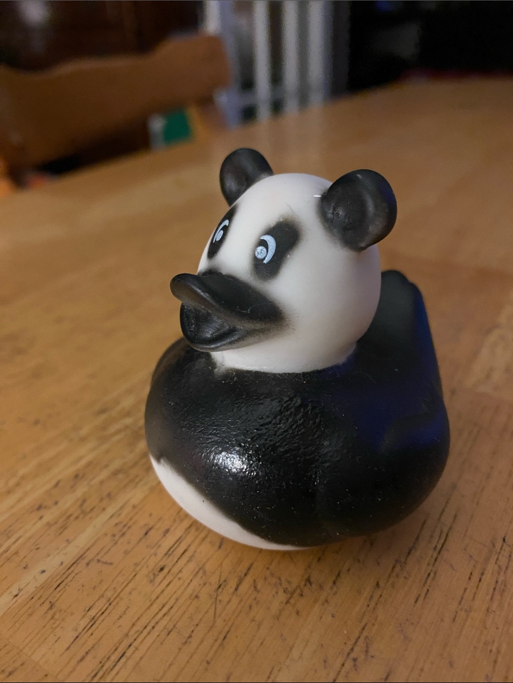 RINCO Panda Rubber Duck 2" Pool Bath Toy Jeep Ducking Zoo Animal Ducky Squeaks